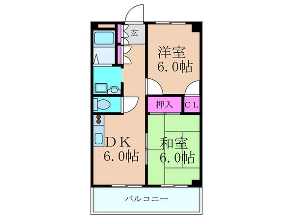 有隣館の物件間取画像